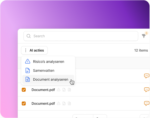 Demo over analyse van bulkdocumenten