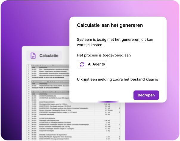Demo over conceptcalculaties genereren